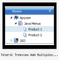 Telerik Treeview Add Multiples Icons Dhtml Sliding Tree Menus