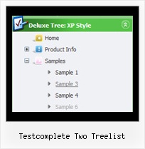 Testcomplete Two Treelist Tree Code Menu Cascade Vertical