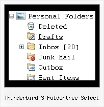 Thunderbird 3 Foldertree Select Samples Of Tree Navigation
