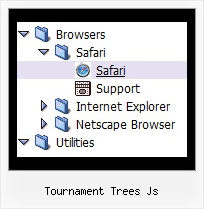 Tournament Trees Js Dhtml Tree Menus In Frames