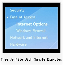 Tree Js File With Sample Examples Tree Collapsible Menu Simple