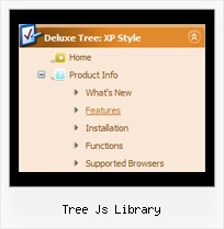 Tree Js Library Example Of Hierarchical Menu Tree