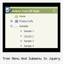 Tree Menu And Submenu In Jquery Tree Scroll Down Menus