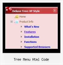Tree Menu Html Code Menu Tree View Example