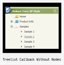 Treelist Callback Without Nodes Tree Windows Xp Style Menu
