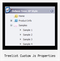 Treelist Custom Js Properties Tree Vertical Navigation Menus Tutorial