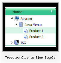 Treeview Clients Side Toggle Mouse Menu Tree