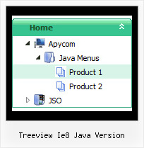 Treeview Ie8 Java Version Menu Tree Netscape