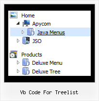 Vb Code For Treelist Menu Tree Style Windows