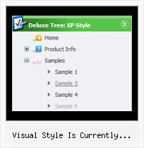 Visual Style Is Currently Inactive Treeview Menu Script Tree