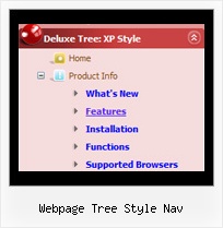 Webpage Tree Style Nav Javascript Drag And Drop Tree