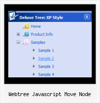 Webtree Javascript Move Node Tree Sliding