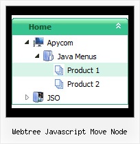 Webtree Javascript Move Node Tree View Menu Horizontal