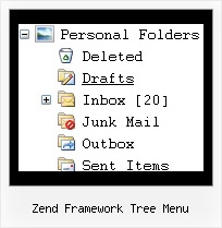 Zend Framework Tree Menu Styles And Layers And Tree