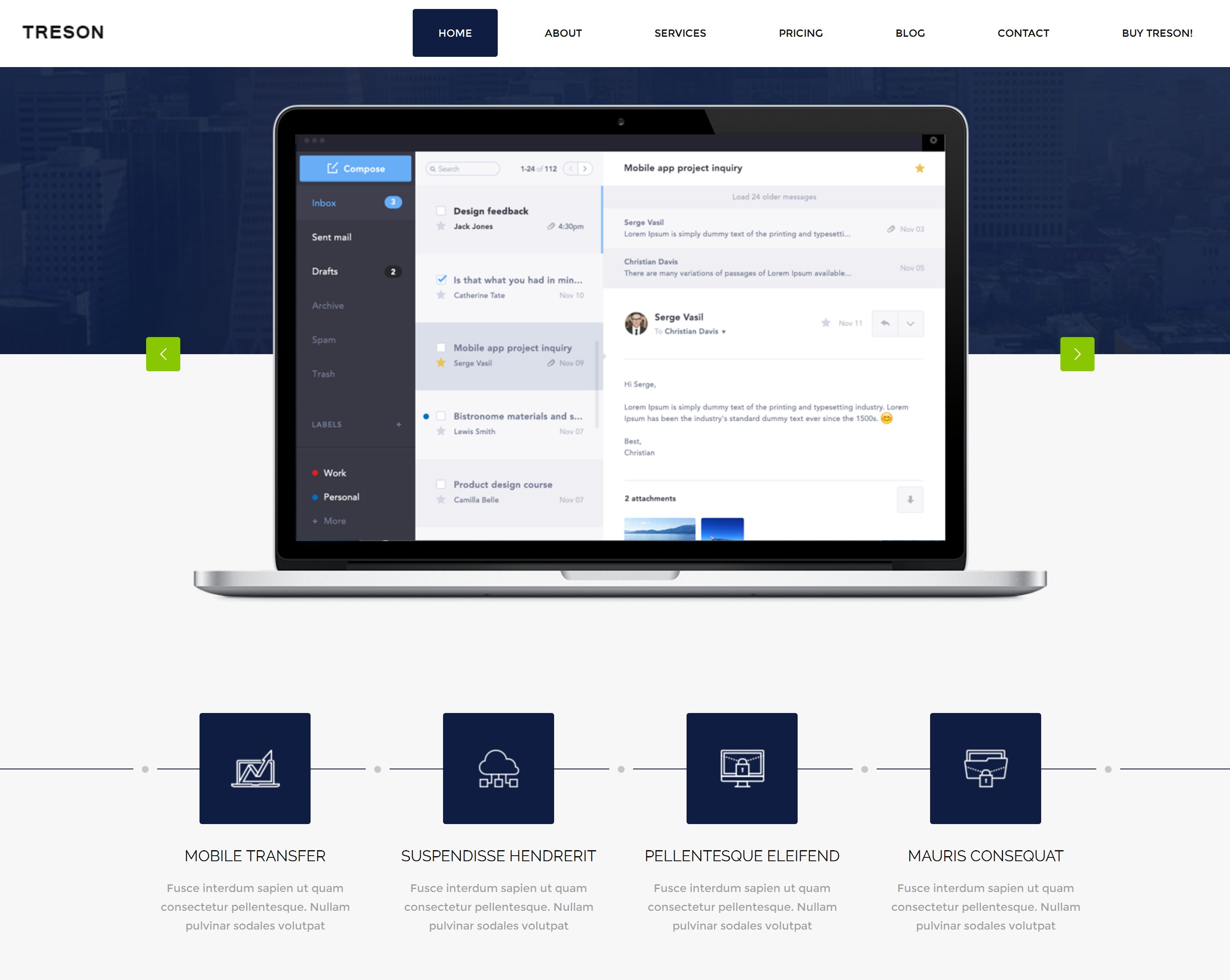 HTML Bootstrap Blog Theme