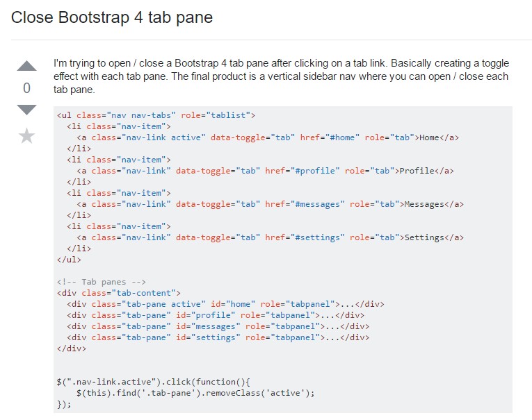  The best way to  turn off Bootstrap 4 tab pane
