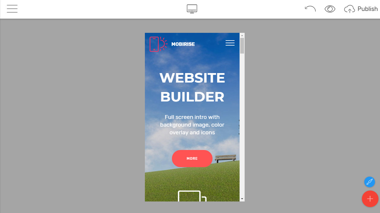 Mobile-Friendly Web Builder