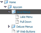 Tree Mouseover Menus Dhtml Dynamic Treeview