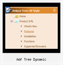 Adf Tree Dynamic Tree Horizontal Float Menu