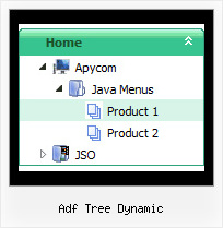 Adf Tree Dynamic Tree Menu Vertical Expand