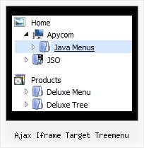 Ajax Iframe Target Treemenu Side Bar Html Tree