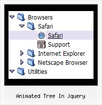 Animated Tree In Jquery Tree Mouseover Drop Down