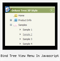 Bind Tree View Menu In Javascript Simple Tree Folding Tree Menu