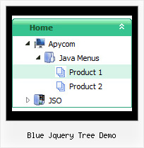Blue Jquery Tree Demo Tree Cascading Menu Frames