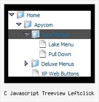 C Javascript Treeview Leftclick Tree Floating Dropdown Menu