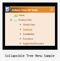 Collapsible Tree Menu Sample Menubars Tree