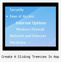 Create A Sliding Treeview In Asp Collapsible Menu Tree