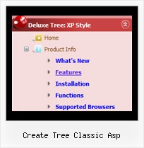 Create Tree Classic Asp Tree List Menu