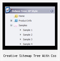 Creative Sitemap Tree With Css Navigation Bar Tree Download
