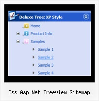 Css Asp Net Treeview Sitemap Tree Slide In Menu