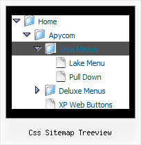 Css Sitemap Treeview Trees Drop Down Menu Example