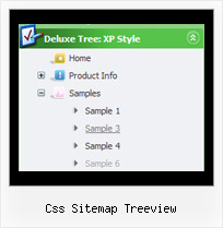 Css Sitemap Treeview Tree Floating Navigation Bar