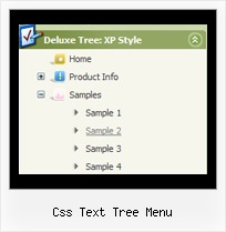 Css Text Tree Menu Collapsible Tree Example