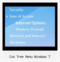 Css Tree Menu Windows 7 Tree Coolmenus Mit Frame