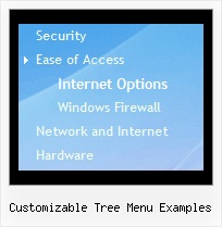 Customizable Tree Menu Examples Tree Menu Submenu