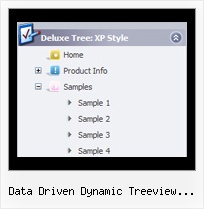 Data Driven Dynamic Treeview Plugin Hover Tree Menu All Horizontal