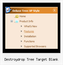 Destroydrop Tree Target Blank Tree Menu Javascript Dhtml