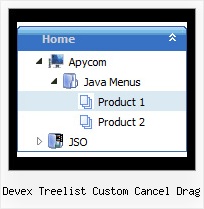 Devex Treelist Custom Cancel Drag Dhtml Treemenu
