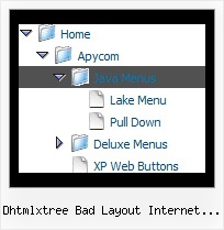Dhtmlxtree Bad Layout Internet Explorer Tree Sliding Horizontal Menu