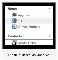 Disable Dtree Javascript Tree Drop Down Menu Slide