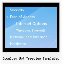 Download Wpf Treeview Templates Horizontal Menu Tree