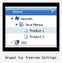 Drupal Yui Treeview Settings Vertical Expanding Menu Tree Script