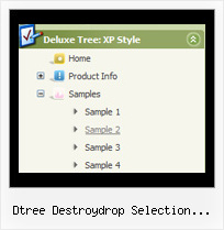 Dtree Destroydrop Selection Cookies Layers Style Transparency Tree Source