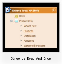 Dtree Js Drag And Drop Tree Menu Object