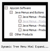 Dynamic Tree Menu Html Expand Mouseover Generator Tree