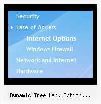 Dynamic Tree Menu Option Selection Form Tree Frame Floating